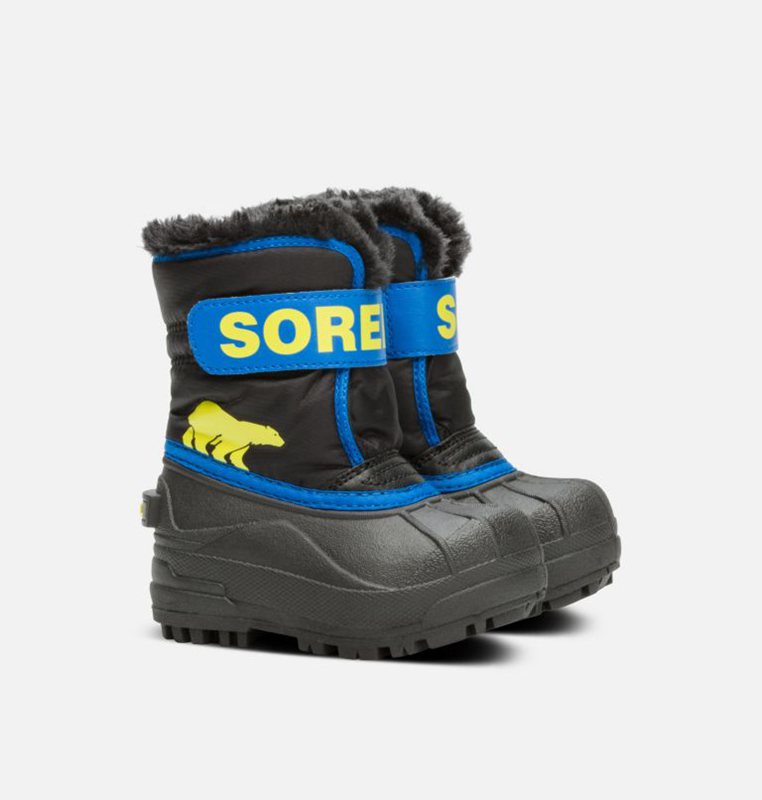 Sorel Barn Vinterkängor Svarta/Blå - Toddler Commander™ - RME-239815